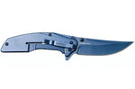 Couteau pliant Kershaw Outright KS.8320 manche en acier/G10 bleu 11,1cm