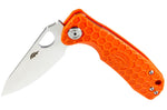 Couteau pliant EDC Honey Badger Leaf Large 01HO045 manche nylon / fibres de verre orange 11,7cm