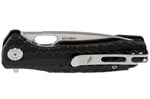 Couteau pliant Honey Badger Flipper Small 01HO008 manche nylon / fibres de verre noir 9,4cm