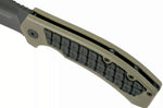 Couteau pliant Kershaw Faultline KS.8760 manche en nylon/fibres de verre surmoulé en caoutchouc vert 10,2cm