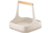 Organisateur de table blanc Guzzini Tierra en bouteilles recyclées 22x22x22,5cm