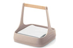 Organisateur de table blanc Guzzini Tierra en bouteilles recyclées 22x22x22,5cm