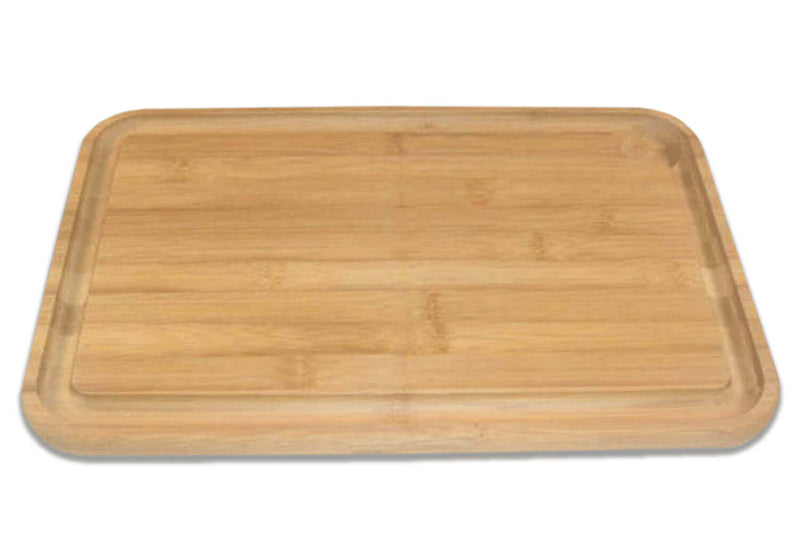 Planche à découper Bérard en bambou avec rigole et poche à jus 45x32cm