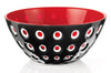 Saladier coloré Guzzini Le Murrine en polymère 25cm - Noir