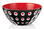 Saladier coloré Guzzini Le Murrine en polymère 25cm - Noir