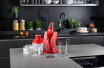 Coffret Bamix SuperBox couleur Rouge - Bamix SwissLine + SliceSy et accessoires