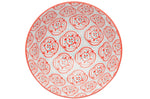 Bol en grès émaillé KitchenCraft motif floral jaune et rouge