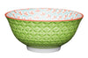 Bol en grès émaillé KitchenCraft motif géométrique vert