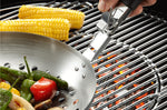 Wok pour légumes Gefu en acier inox avec poignée amovible en nylon diamètre 28cm