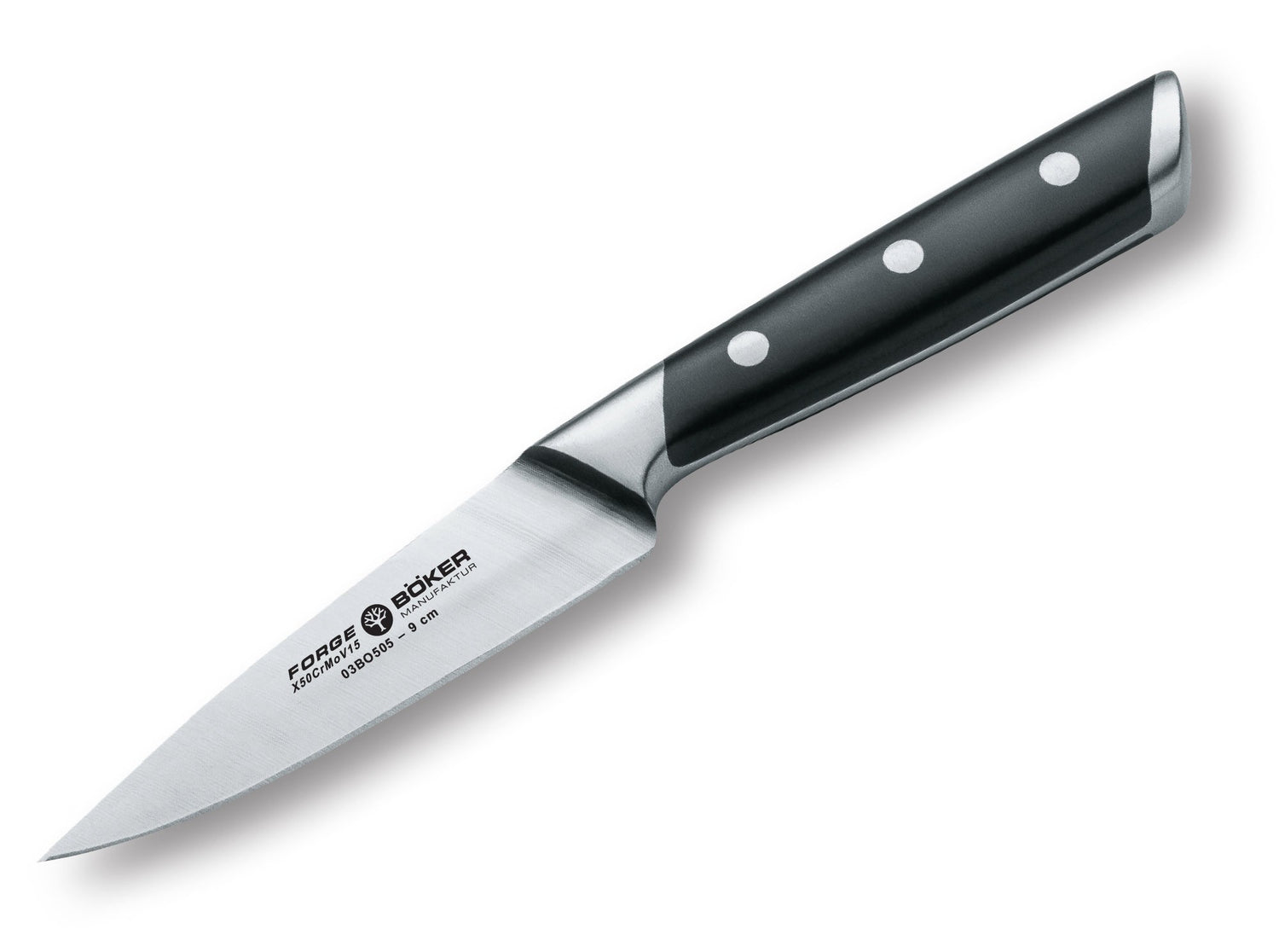 Couteau d'office forgé Boker lame 9cm