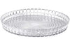 Plateau rond transparent Guzzini Tiffany en acrylique Ø35cm
