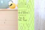 Huile d'olive Savor&Sens Color Block saveur yuzu et basilic thaï - 20cl