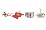 Kit coffret vapeur 3-4 personnes Lékué Tout pour réussir - Guide 70 recettes