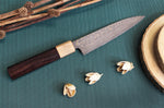 Couteau universel japonais artisanal Takeshi Saji VG10 Gold 13,5cm