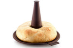 Lot de 6 moules à bagel Lékué marron en silicone Platinum