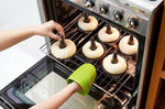 Lot de 6 moules à bagel Lékué marron en silicone Platinum