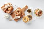 Lot de 6 moules à bagel Lékué marron en silicone Platinum