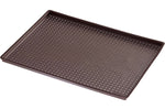 Tapis à pizza Lékué 30x40cm en silicone Platinum marron