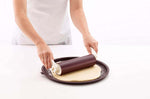 Moule à pizza Lékué ø36cm perforé marron en silicone Platinum