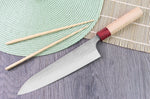Couteau de chef japonais artisanal Yu Kurosaki Sasame acier cobalt 21cm