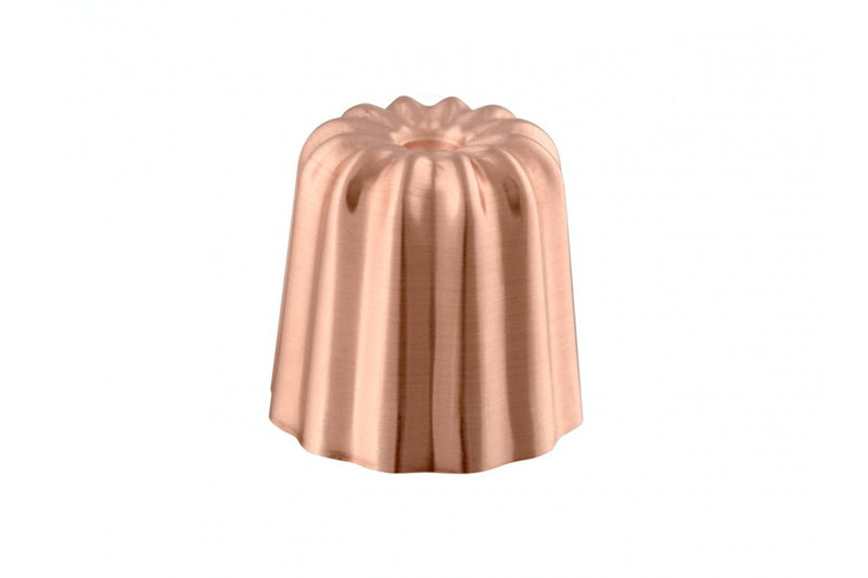 Moule à cannelés Chevalier Diffusion en cuivre étamé diamètre 45mm