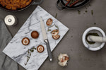 Planche à pâtisserie en marbre blanc 46 x 30cm