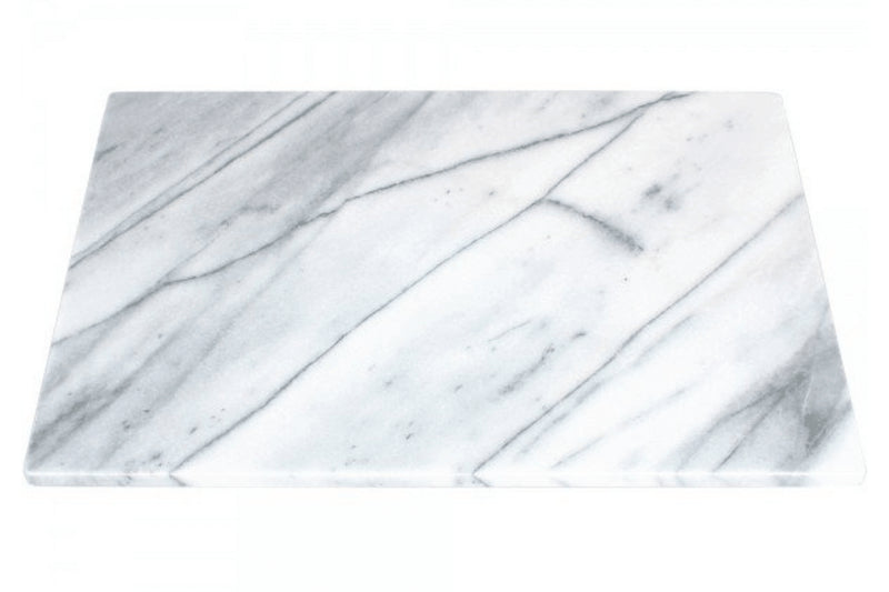 Planche à pâtisserie en marbre blanc 46 x 30cm