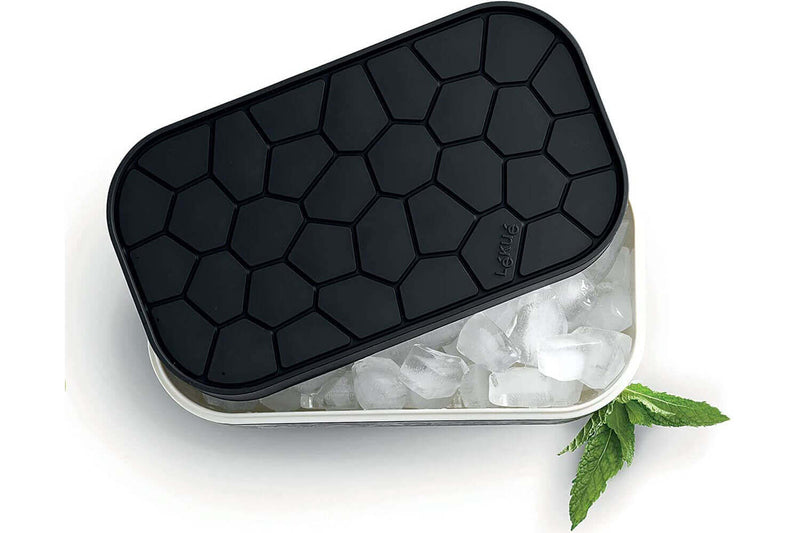 Bac à glaçons Lékué Ice Box - 3 coloris au choix - Noir