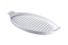 Plat à asperges Westmark en porcelaine blanc 40 x 20cm