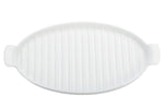 Plat à asperges Westmark en porcelaine blanc 40 x 20cm