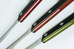 Couteau de table GÜDE Universel 10cm micro-denté manche noir/jaune