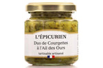 Duo de courgettes à l'ail des Ours artisanal L'Épicurien fabriqué en France 100g