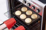 Gant de cuisine Lékué en silicone Platinum - 2 couleurs - Rouge