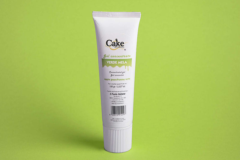 Colorant alimentaire tube gel vert pomme 100g