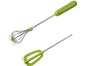 Set de 2 fouets magiques Lékué verts en synthétique et acier inox
