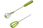 Set de 2 fouets magiques Lékué verts en synthétique et acier inox