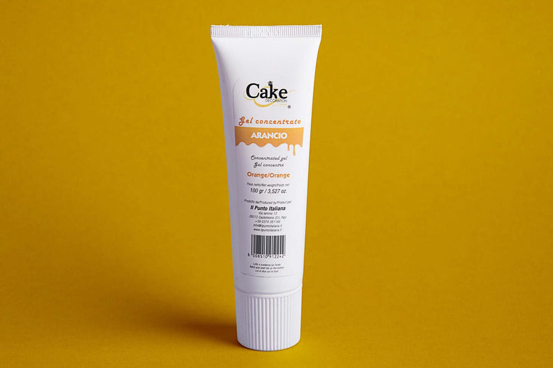 Colorant alimentaire tube gel orange 100g