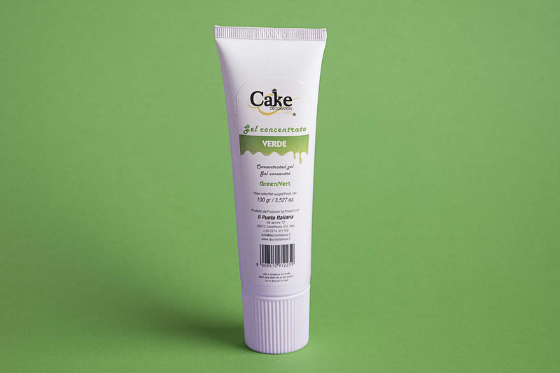 Colorant alimentaire tube gel vert 100g
