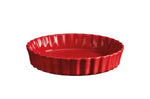 Tourtière haute cannelée Emile Henry 24cm en céramique - Grand Cru