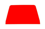 Corne à pâtisserie trapèze en polypropylène rouge 13,5x10cm