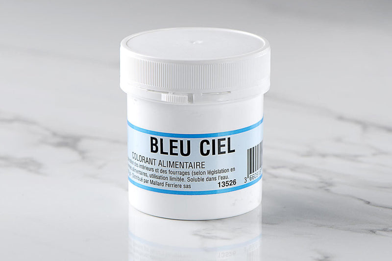 Colorant poudre concentré hydrosoluble bleu ciel 20g