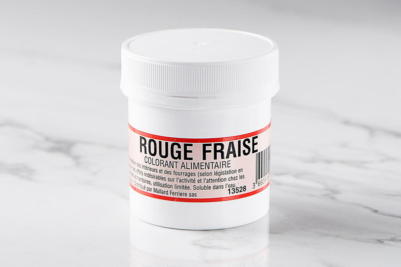 Colorant poudre concentré hydrosoluble rouge fraise 20g