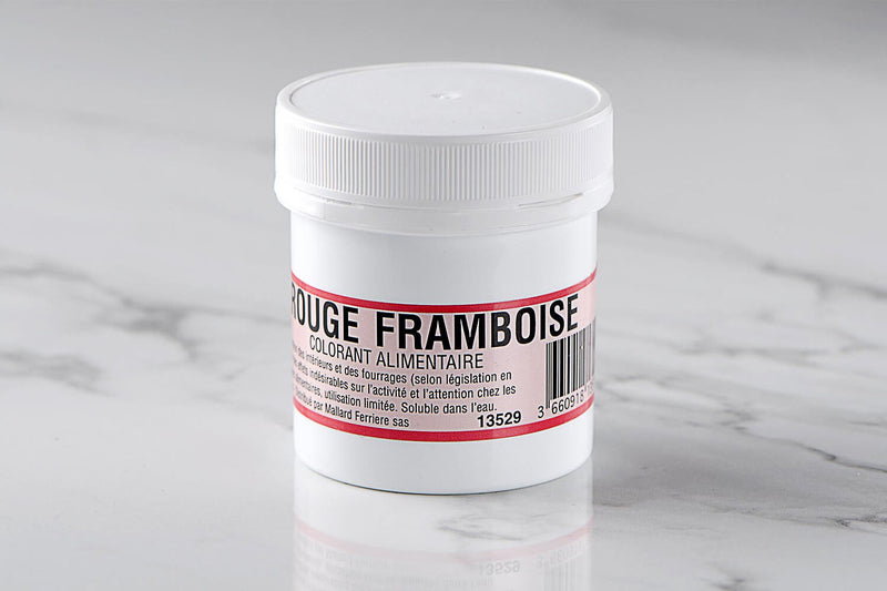 Colorant poudre concentré hydrosoluble rouge framboise 20g