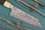 Couteau bunka japonais artisanal Takeshi Saji VG10 Gold 16,5cm