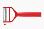 Éplucheur Opinel T-Duo double lames microdentée et julienne - Rouge