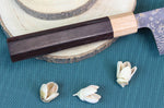 Couteau de chef japonais artisanal Takeshi Saji VG10 Gold 24cm