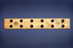 Barre aimantée artisanale Essences Creations en bouleau madré 43cm - 6 places