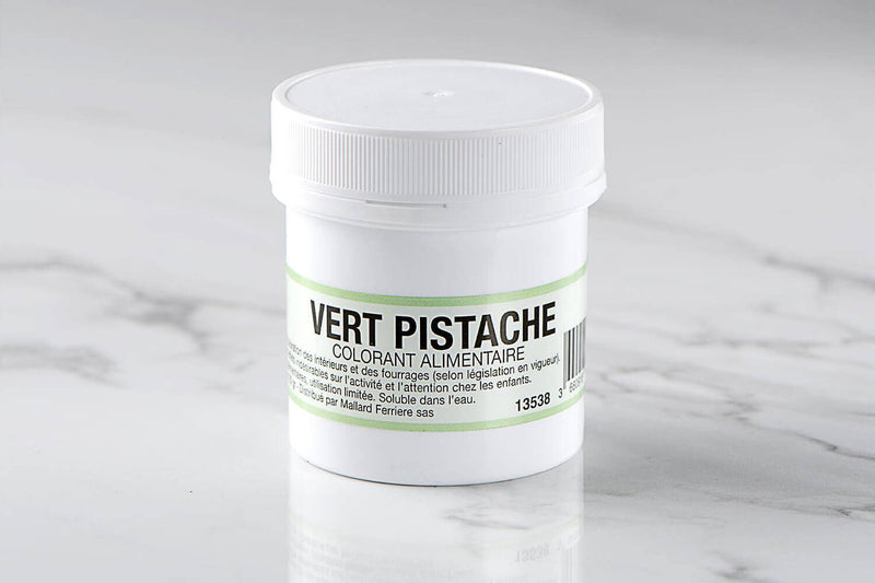 Colorant poudre concentré hydrosoluble vert pistache 20g