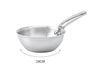 Sauteuse bombée De Buyer Alchimy en inox 18/10 multicouches 3 plis - 16 cm
