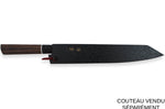Protège-lame Kanetsugu Saya en bois de magnolia pour couteau Sujihiki Zuiun